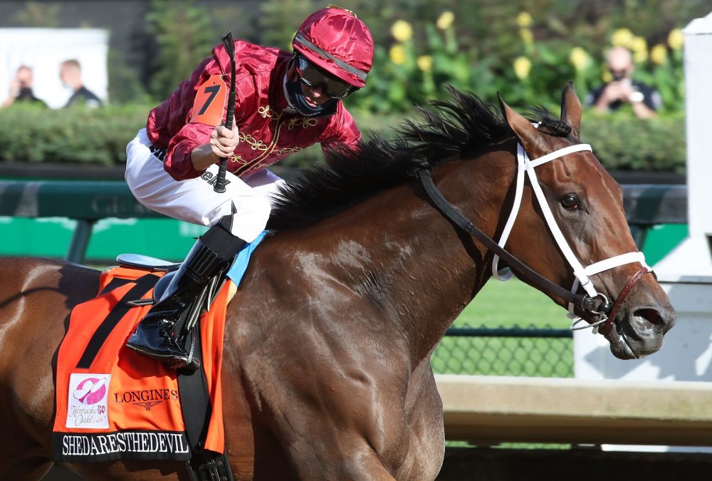 SHEDARESTHEDEVIL - The Longines Kentucky Oaks - 146th Running - 09-04-20 - R12 - CD - Finish 03