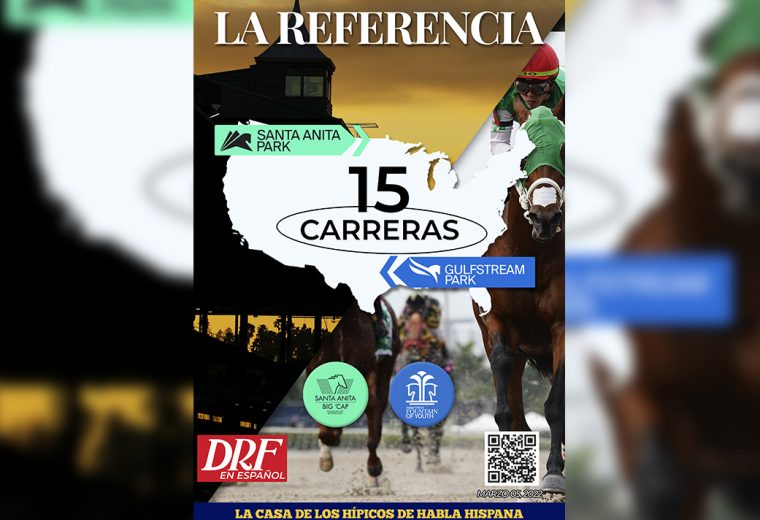 Gana en GULFSTREAM PARK y SANTA ANITA PARK con La Referencia, Marzo 5