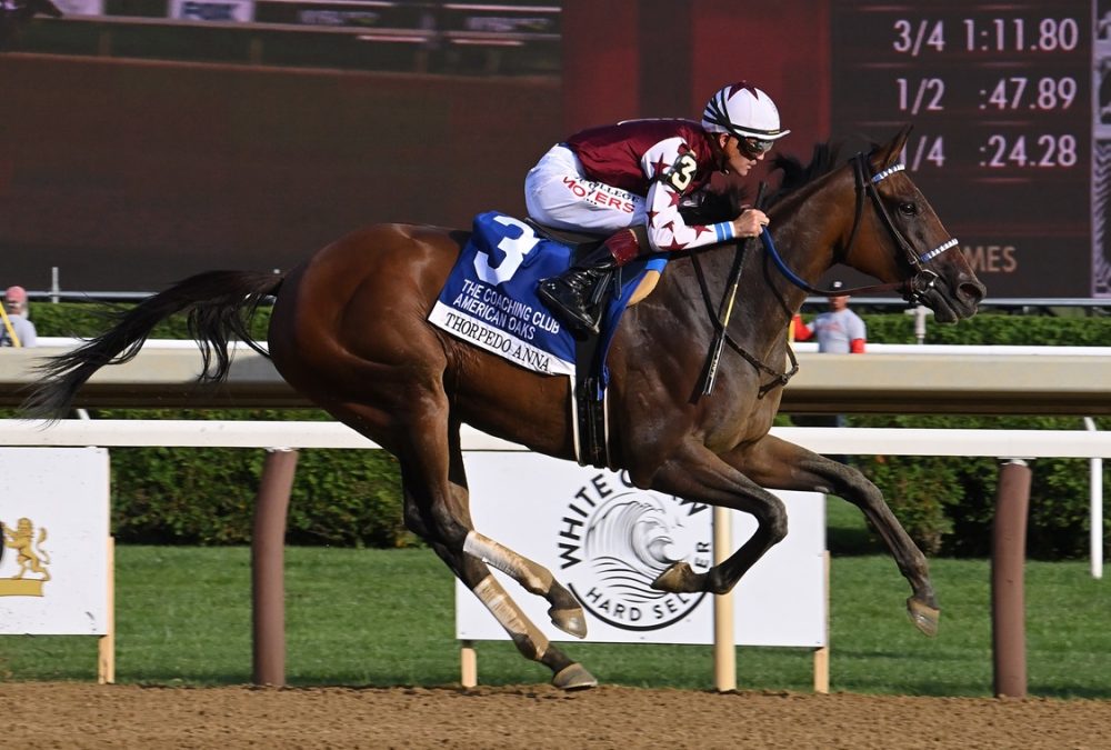 Thorpedo Anna - CCA Oaks - Susie Raisher-Coglianese Photo