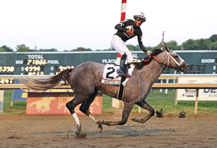 Seize The Grey - Pennsylvania Derby G1 - Bill Denver EQUI-PHOTO