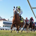 Gulfstream cluhouse turn turf - Ryan Thompson/Coglianese Photo