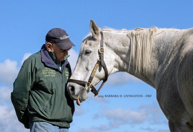 Silver Charm & Michael Blowen - Barbara D. Livingston - Daily Racing Form