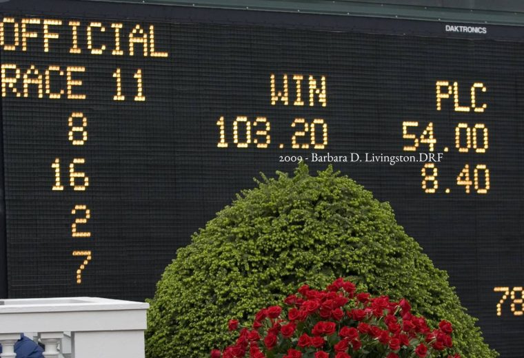 Toteboard - Kentucky Derby 2009 - Barbara D Livingston - Daily Racing Form