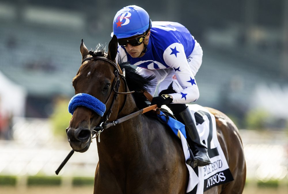 Nysos / Triple Bend Stakes Gr III / Santa Anita Park, Arcadia, CA. / Benoit Photo.