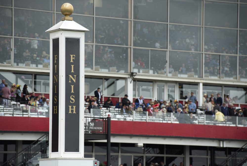 Pimlico Finish Pole - Jim Sewastynowicz