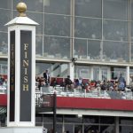 Pimlico Finish Pole - Jim Sewastynowicz