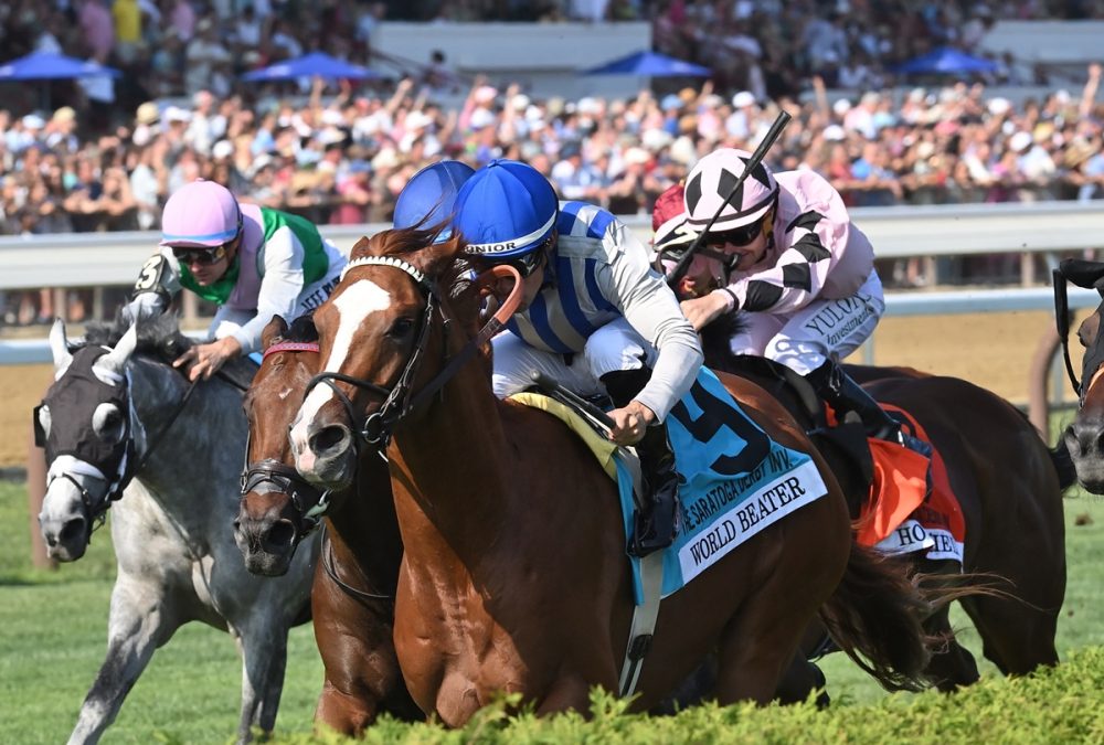 World Beater - the Saratoga Derby - credit Chelsea Durand - Coglianese photo