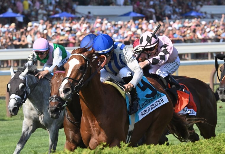 World Beater - the Saratoga Derby - credit Chelsea Durand - Coglianese photo