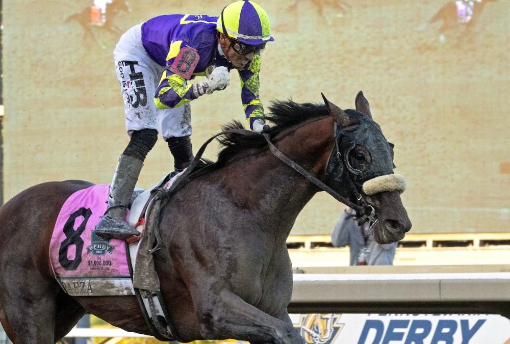 Baeza - Grade I Pennsylvania Derby at Parx Racing - Photo by Taylor Ejdys/EQUI-PHOTO.