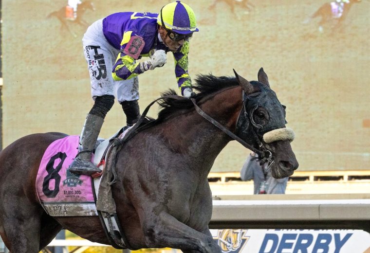 Baeza - Grade I Pennsylvania Derby at Parx Racing - Photo by Taylor Ejdys/EQUI-PHOTO.