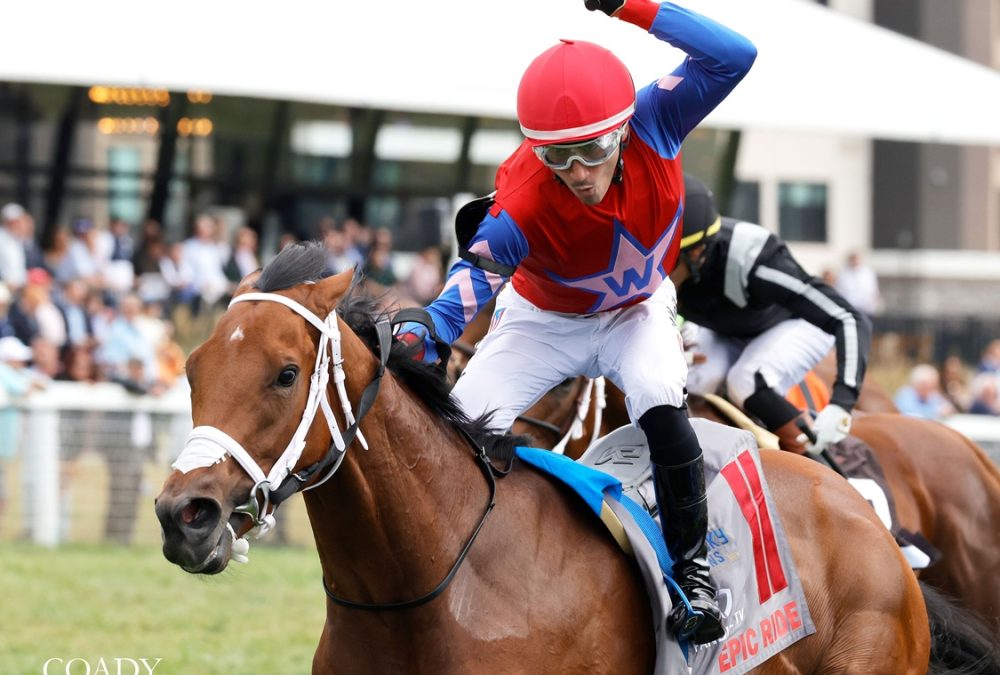EPIC RIDE - The FanDuel TV Mint Millions Invitational - G3 - Kentucky Downs -Cady Coulardot - Coady Photo
