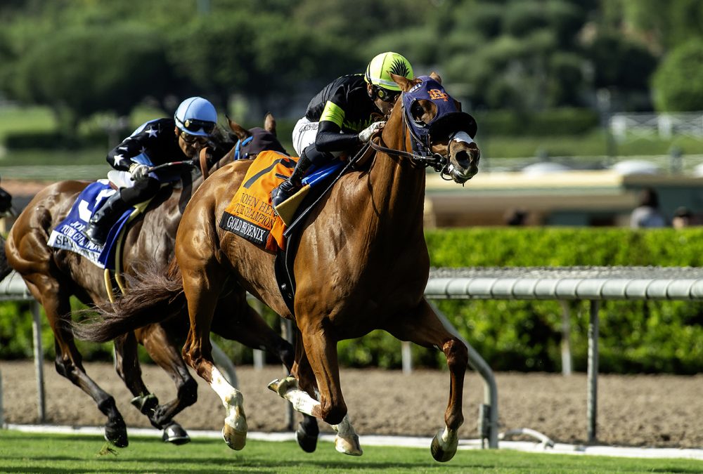 Gold Phoenix - Grade II, $200,000 John Henry Championship - Santa Anita Park - Benoit Photo