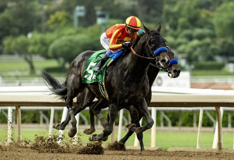 Nevada Beach - Grade I $300,000 Goodwood Stakes - Santa Anita Park, Arcadia, CA. Benoit Photo