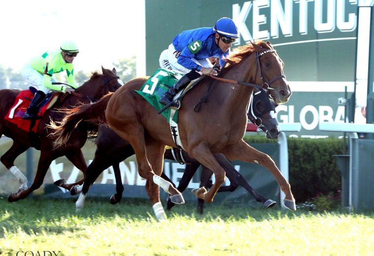 QUIET STREET - Untapable Stakes - Coady Photo - Kentucky Downs - Keely Morales