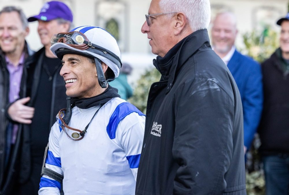 John Velazquez y Todd Pletcher - Walter-Wlodarczyk - Coglianese Photo
