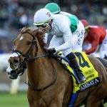 Ambaya - the Grade I, $300,000 American Oaks - Santa Anita Park, Arcadia CA. - © BENOIT PHOTO