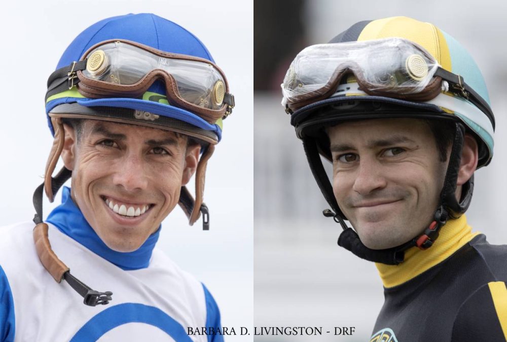 Irad Ortiz Jr. - Flavien Prat - Barbara D. Livingston - Daily Racing Form
