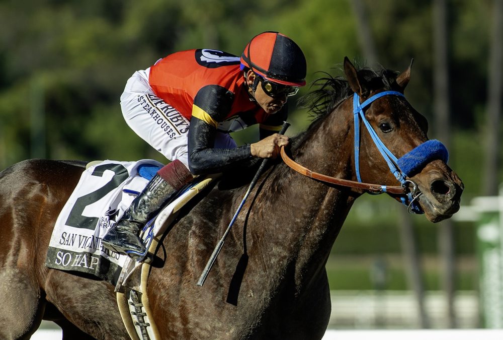 So Happy - San Vicente Stakes G2 - Benoit Photo