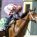 Meaning – Santa Anita Oaks G2 – Benoit Photo – California