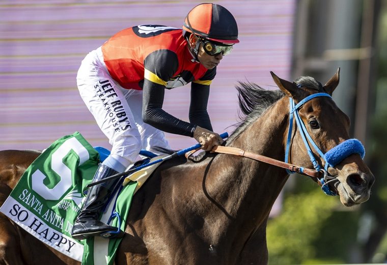 So Happy – Santa Anita Derby G1 – Benoit Photo – California