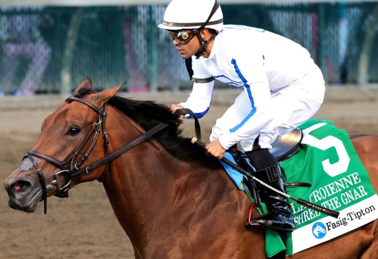 SHRED THE GNAR - The Fasig-Tipton La Troienne G1 - Churchill Downs - Christine Hayden Coady Media