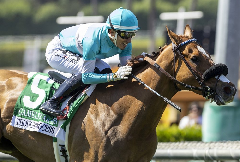 Thought Process – Gamely Stakes G1 – Santa Anita Park – Benoit Photo