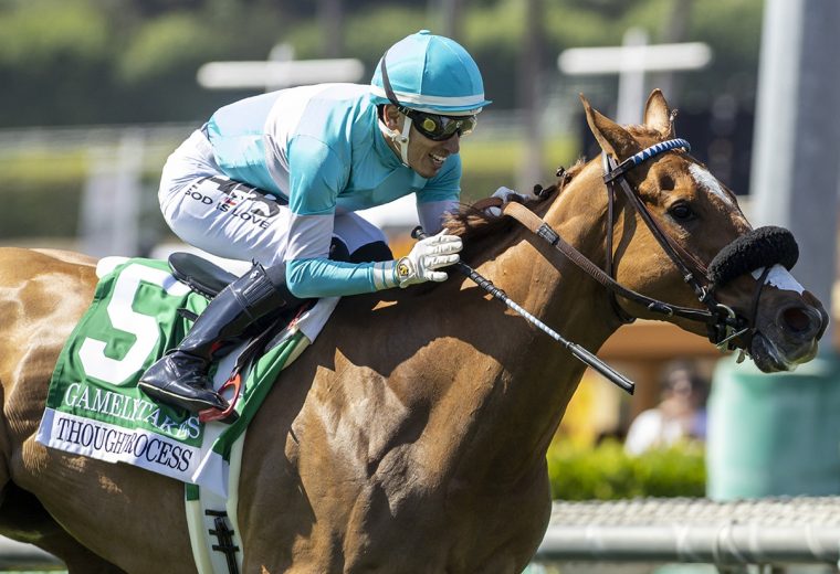 Thought Process – Gamely Stakes G1 – Santa Anita Park – Benoit Photo