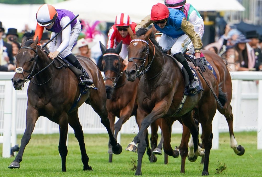 Earth Shot wins the Ribblesdale Stakes (credit: Megan Rose Photography)