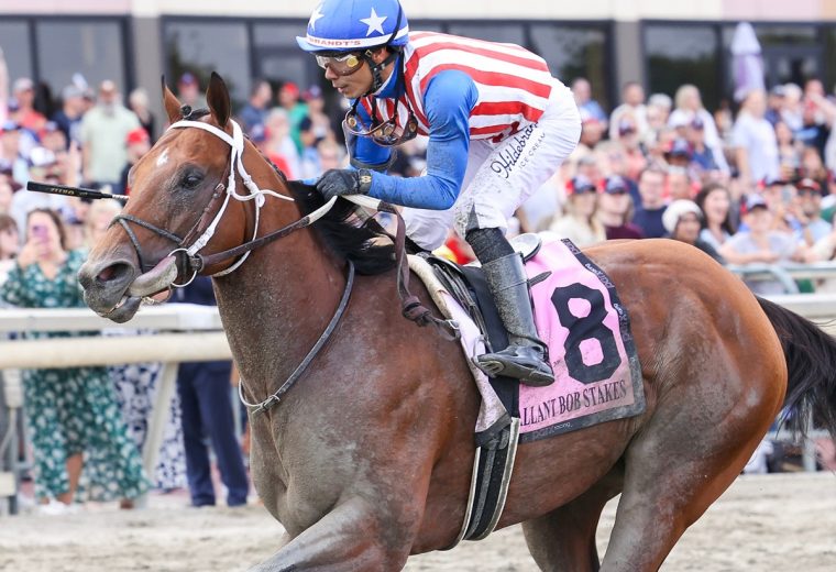 Stradale - Gallant Bob Stakes G2 at Parx Racing. Photo by Nikki Sherman/EQUI-PHOTO.
