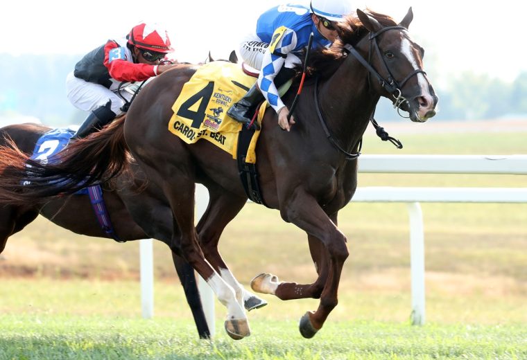 CCAROLINE ST BEAT – The 1 ST BET Nashville Derby Invitational G2 – Kentucky Downs – Coady Media / Renee Torbit