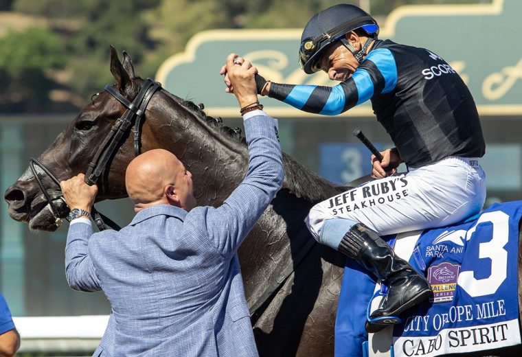 Cabo Spirit – City of Hope Mile Stakes G2 – Santa Anita Park – BENOIT Photo
