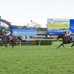 Autumn Glow (Ire) – Caulfield Cup G1 – Foto vía ©️Sky Racing World. Derechos reservados.